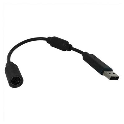 USB Breakaway Cable Adapter Kabel Zamjena za Xbox 360 žičane kabele za igre Priključak kontrolera i konektori Kabelski adapter