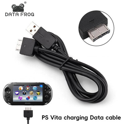 DATA FROG USB duomenų perdavimo įkroviklio kabelio adapteris laidas duomenų įkrovimo laido linija, skirta PlayStation Psv1000 Psvita PS Vita PSV 1000