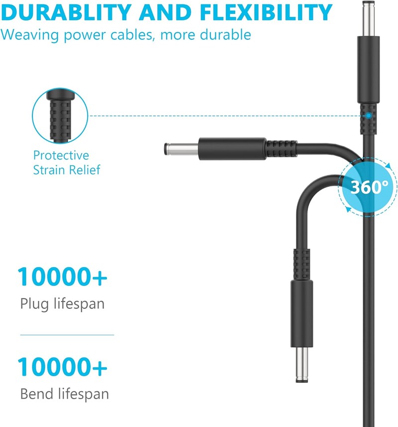Novi adapterski punjač od 65 W (LA65NS2-01/0G6J41/MGJN9) za Dell Latitude 3410 3510 3400 3500 Vostro 5510 4,5 x 3,0 mm napajanje