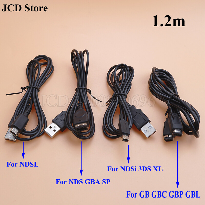 2PCS USB kabel za punjenje Kabel za NDS Lite NDSL NDSi za GB GBA SP GBC GBP GBL za novi 3DS LL XL kontroler