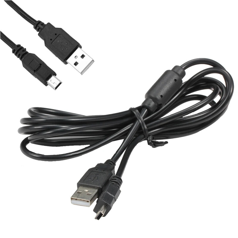 Za Playstation 3 1.8M USB kabel za punjenje za Sony PS3 bežične kontrolere igraće konzole Charing Cord Wire Line s magnetskim prstenom