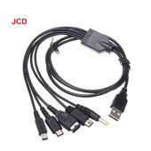 JCD 5 u 1 USB kabel za punjenje za NOVI 3DS XL NDS Lite NDSI LL WII U punjač za GBA za PSP 1000/ 2000 3000 Gaming kabel