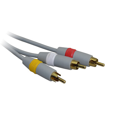 Καλώδιο 1,8 εκατ. 3 RCA για χειριστήριο Nintendo Wii Κονσόλα Καλώδιο ήχου βίντεο AV για καλώδιο βούλησης Καλώδιο