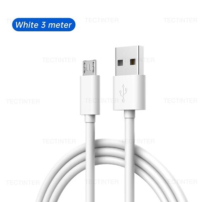 2A Micro USB кабели 1M/2M/3M Бързо зареждане за телефон с Android Кабел за данни за Xbox One /PS4 Контролер Аксесоари Захранващ кабел
