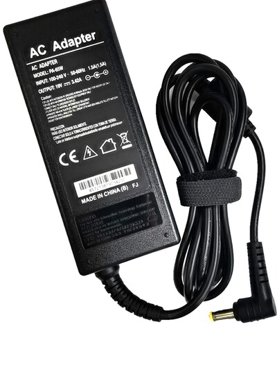 Maiņstrāvas adapteris 19V 3.42A 65W 5.5*1.7mm klēpjdatora lādētāja adapteris priekš Acer Aspire 5315 5630 5735 5920 5535 5738 6920 6530G 7739Z Power
