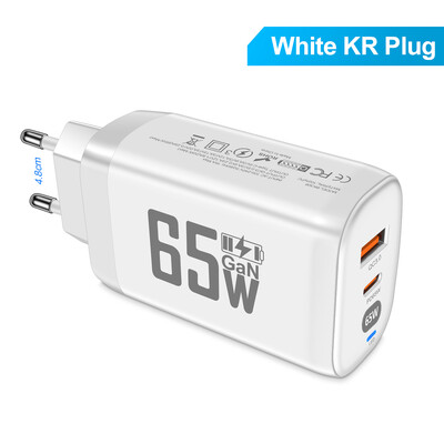 GaN lādētājs PD 65W Ipad klēpjdatoram USB Type C Super Fast Charging QC3.0 Adapter Portable PC Apple Macbook Huawei Matebook 13
