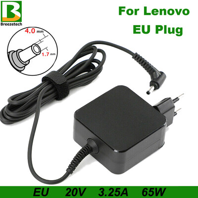 20V 3.25A 65W 4.0*1.7mm AC klēpjdatora adapteris Lenovo B50-10 IdeaPad 120s-14 100-14 100-15 Yoga 510-14 710-13 Air 12 13 15 Series