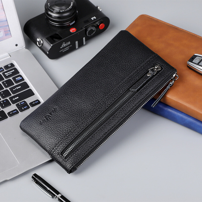 Muška poslovna clutch torba od prvoslojne teleće kože, moderna torba za mobitel za posao i posao 2023 novo prekogranično vanjskotrgovinsko poslovanje