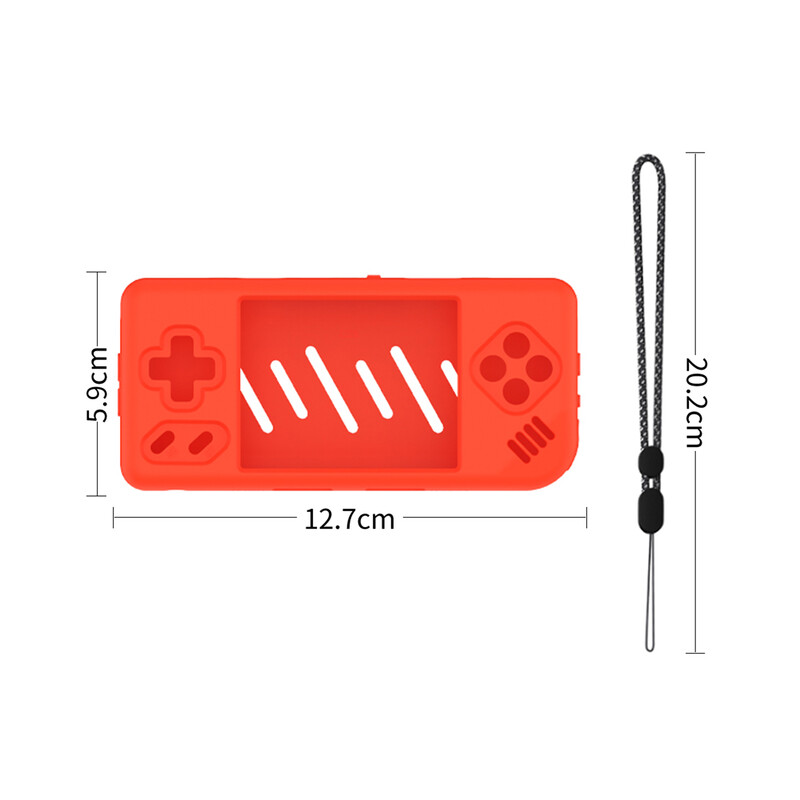 Silikonska zaštitna navlaka Sochkproof Soft Case Cover Zaštitna navlaka protiv ogrebotina, otporna na kožu, za ANBERNIC RG28XX 2,83 inča