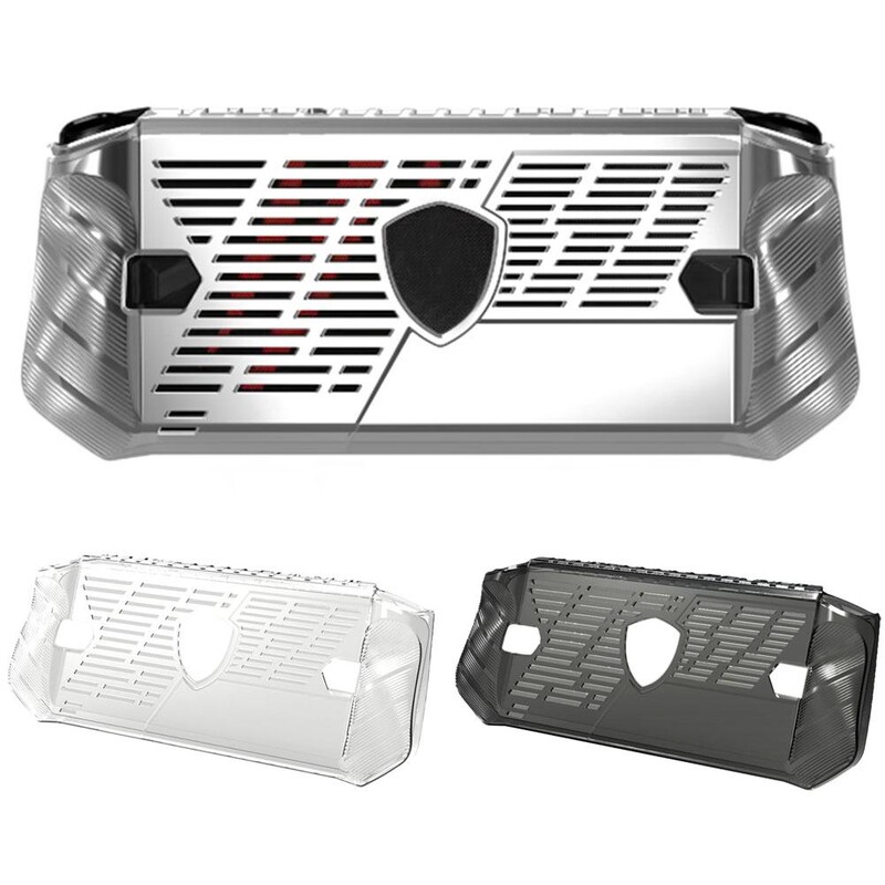 Za MSI Claw A1M torbica za ručnu konzolu, meka TPU zaštitna, otporna na udarce, zaštitna s školjkom, postoljem protiv klizanja