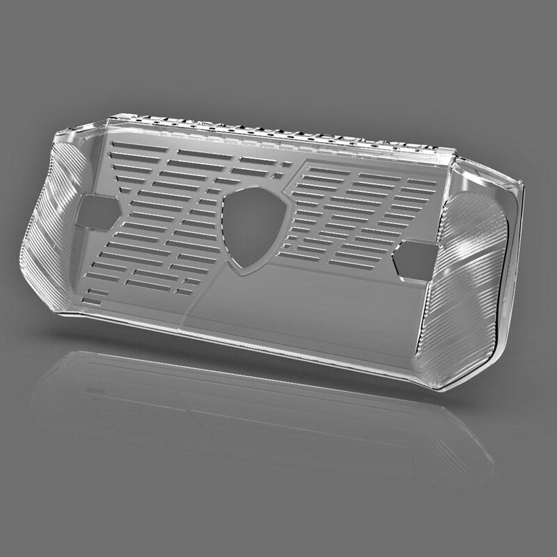 Za MSI Claw A1M torbica za ručnu konzolu, meka TPU zaštitna, otporna na udarce, zaštitna s školjkom, postoljem protiv klizanja