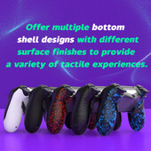 eXtremeRate Dawn Type-C Version Remap Kit za PS4 Slim Pro kontroler JDM-040/050/055 W/Mapping Profiles, stražnja školjka i gumbi