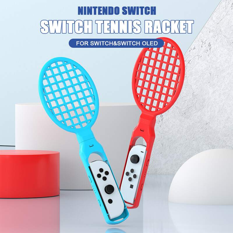 Teniski reket za Nintendo Switch za Switch Oled Game Tennis ACES Joy-Con Držač Držač Kontroler Ručke Dodaci za tenis