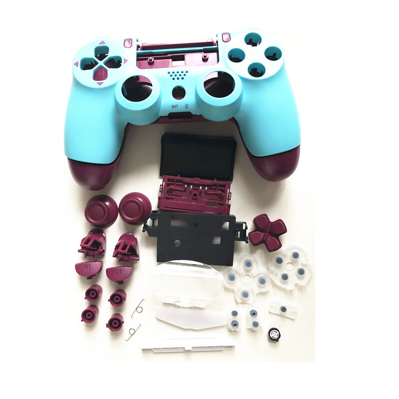 Upravljač igricama Puno kućište Kućište Shell Gumbi Zamjenski set za PS4 Pro JDS 055 JDM-050 JDM-055 Mod Kit DIY Poklopac za popravak