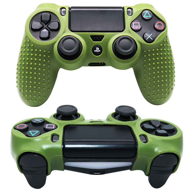 Противоплъзгащ се мек силиконов калъф за PS4 Controller Skin Геймпад Джойстик Cover Cases Аксесоари за PS4 Controller Covers