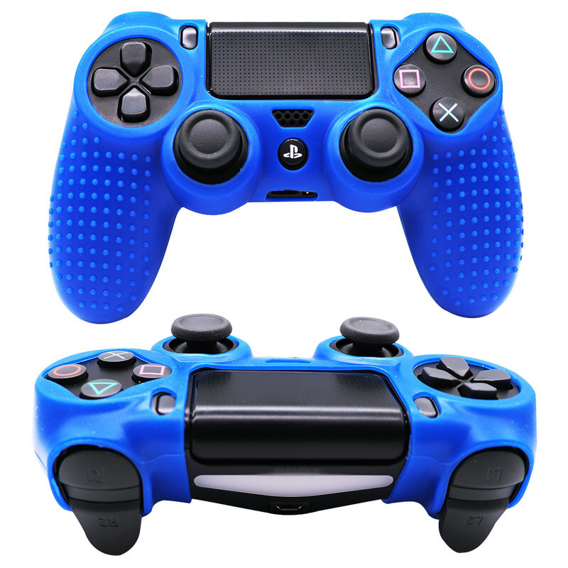 Противоплъзгащ се мек силиконов калъф за PS4 Controller Skin Геймпад Джойстик Cover Cases Аксесоари за PS4 Controller Covers