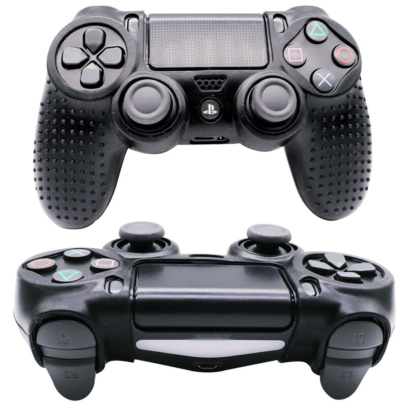 Противоплъзгащ се мек силиконов калъф за PS4 Controller Skin Геймпад Джойстик Cover Cases Аксесоари за PS4 Controller Covers