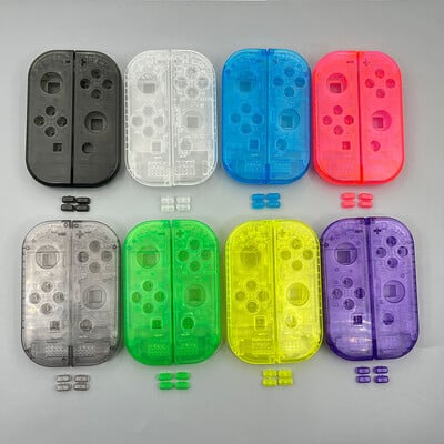 Switch Oled pakaitinis skaidrus permatomas korpuso dangtelis SL SR mygtukai, skirti Nintendo Switch NS Joy Con valdiklio korpuso dėklui