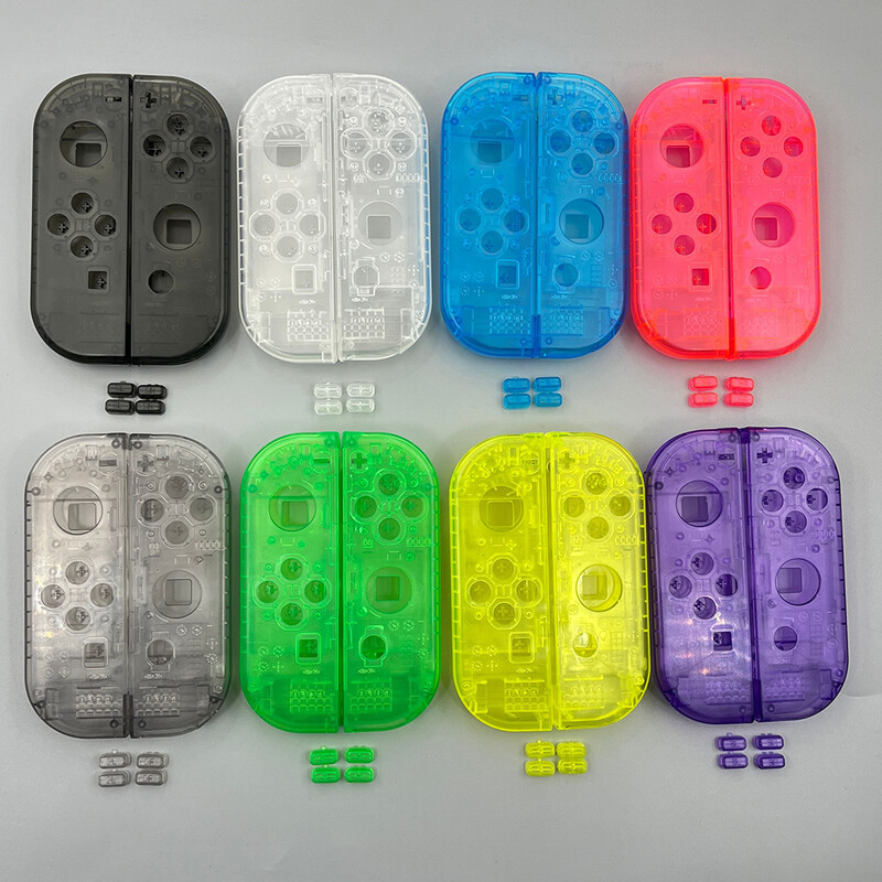 Za Switch Oled zamjenski prozirni prozirni omotač SL SR tipke za Nintendo Switch NS Joy Con kućište kontrolera