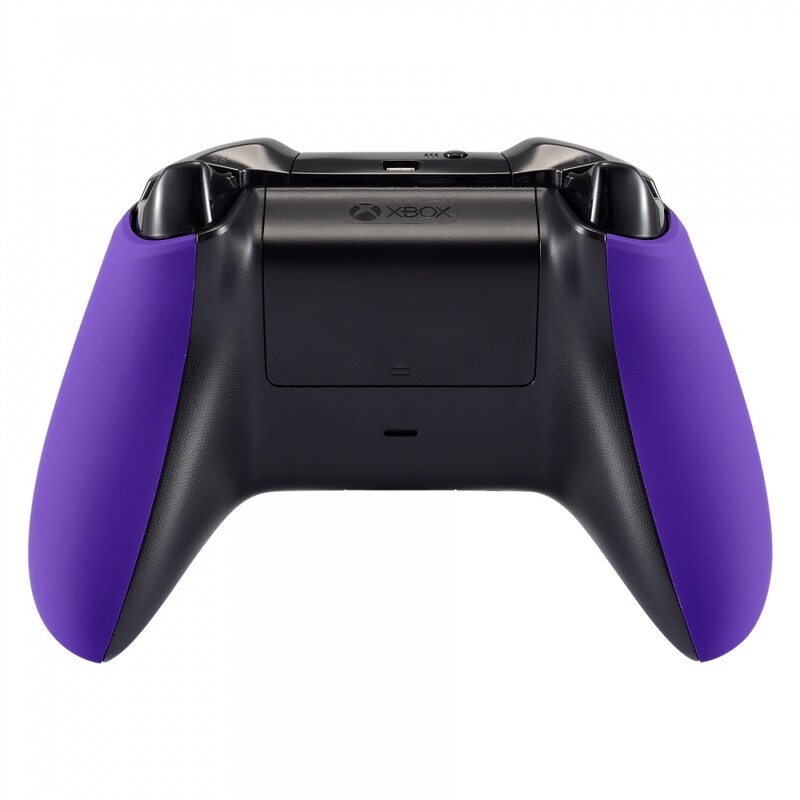 eXtremeRate Soft Touch Gornja školjka kućišta s bočnim šinama Zamjenski dio ploče za Xbox One S / One X kontroler - ljubičasta