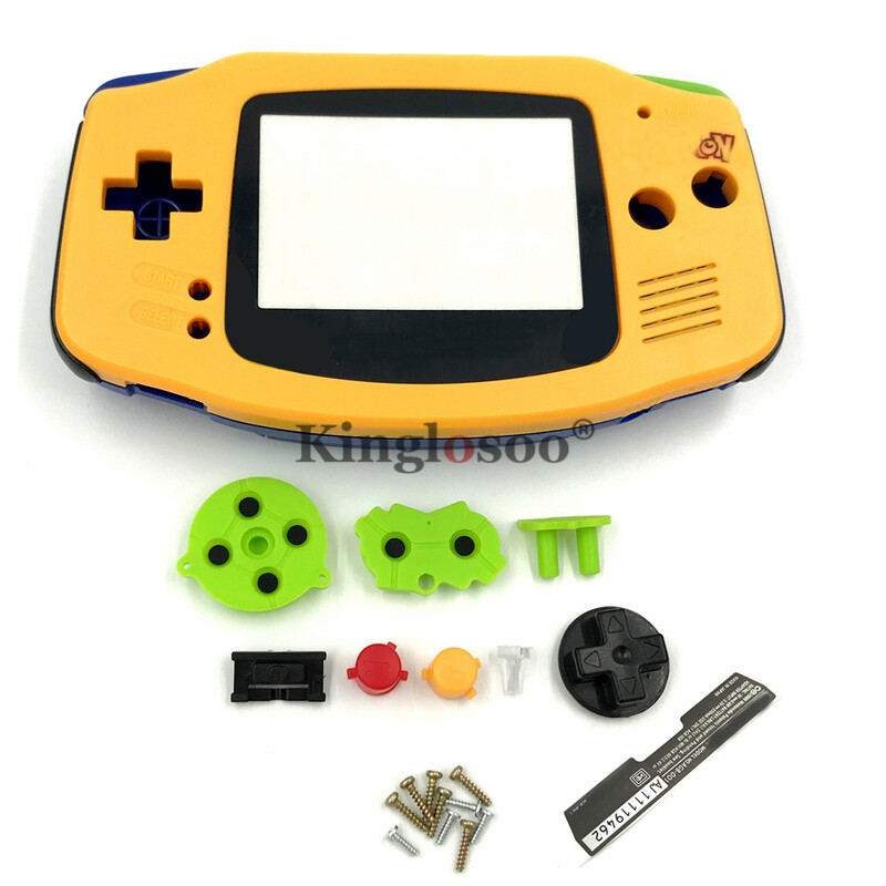 Limitált kiadású Shell tok cserekészletek Gameboy Advance shell házfedélhez GBA játékkonzoltokhoz