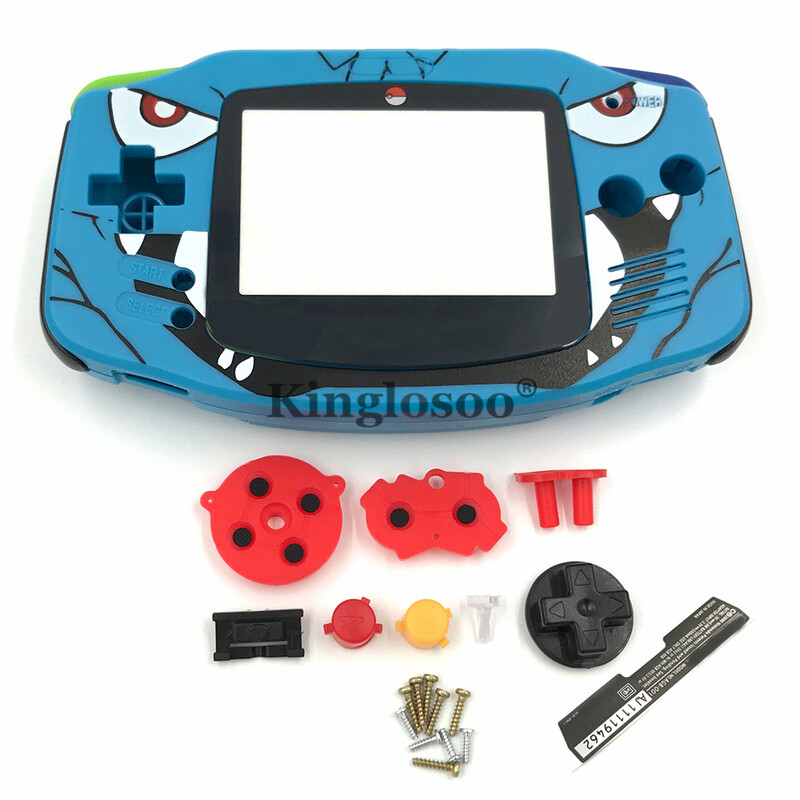 Limitált kiadású Shell tok cserekészletek Gameboy Advance shell házfedélhez GBA játékkonzoltokhoz