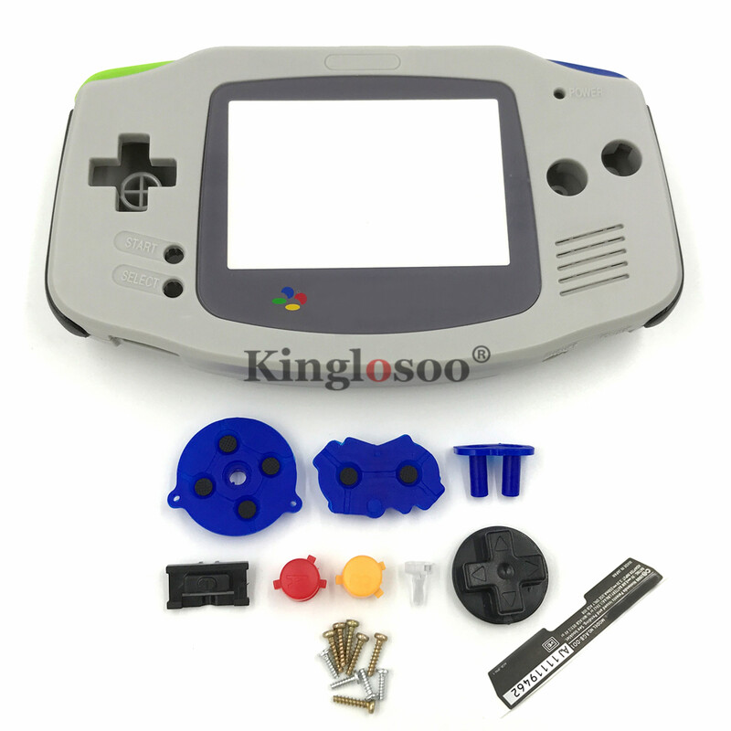 Limitált kiadású Shell tok cserekészletek Gameboy Advance shell házfedélhez GBA játékkonzoltokhoz