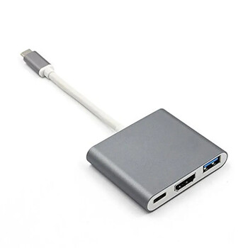 USB C Hub σε προσαρμογέα συμβατό με HDMI OTG Thunderbolt 3 Dock με usb3.0 pd για Macbook Pro/Air M1 ThinkPad