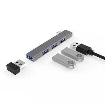 USB C HUB 3.0 Type C 3.1 4 Port Multi USB Splitter OTG Adapter για Xiaomi Lenovo Macbook Pro 13 15 Αξεσουάρ υπολογιστή Air Pro