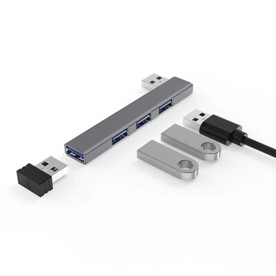 USB C HUB 3.0 Type C 3.1 4 Port Multi USB Splitter OTG adapteris, skirtas Xiaomi Lenovo Macbook Pro 13 15 Air Pro kompiuterio priedai