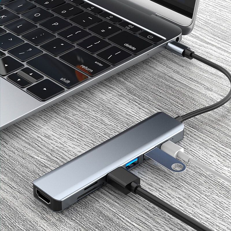 USB C priključna stanica 4K30Hz tip C HUB USB C Splitter adapter za prijenosno računalo za Macbook Air M1iPad Pro RJ45 PC dodaci USB 3.0 HUB