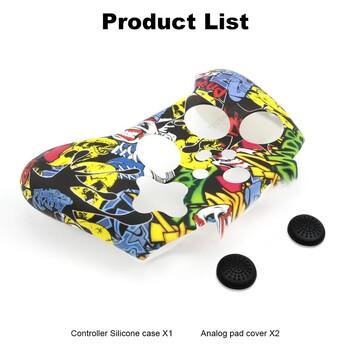 Θήκη από μαλακή σιλικόνη για XBox Series XS Protective Skin Gamepad Λαστιχένια λαβή αντίχειρα Καπάκι Joystick Κέλυφος