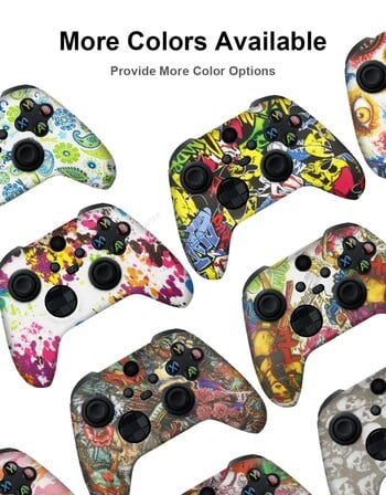 Θήκη από μαλακή σιλικόνη για XBox Series XS Protective Skin Gamepad Λαστιχένια λαβή αντίχειρα Καπάκι Joystick Κέλυφος