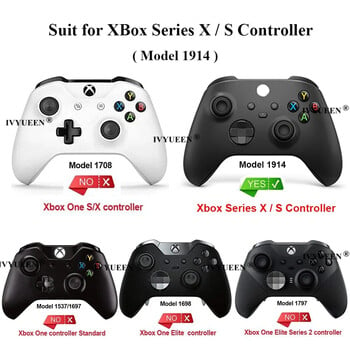 IVYUEEN Anti Slip for XBox Series XS XSX XSS Core Controller Protective Skin Case Silicone Grip Gamepad MixColor