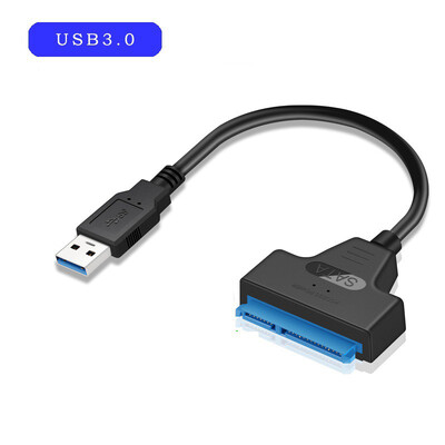 1PCS адаптерен кабел Поддържа USB Easy Drive кабел Usb3.0 към Sata твърд диск Съвместим твърд диск Кабел Адаптер Адаптер Кабел