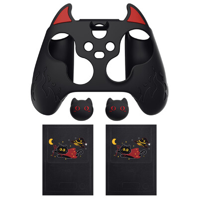PlayVital Cute Demon silikonska maska za Xbox Series X/S kontroler (Xbox Core bežični kontroler) s poklopcima za palac