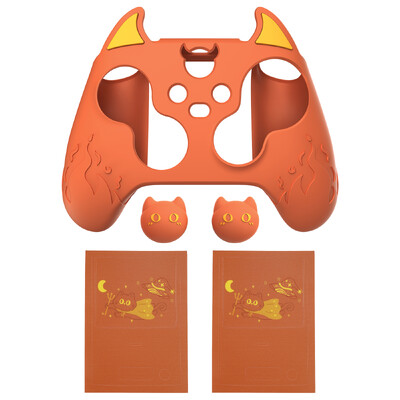 PlayVital Cute Demon silikonska maska za Xbox Series X/S kontroler (Xbox Core bežični kontroler) s poklopcima za palac