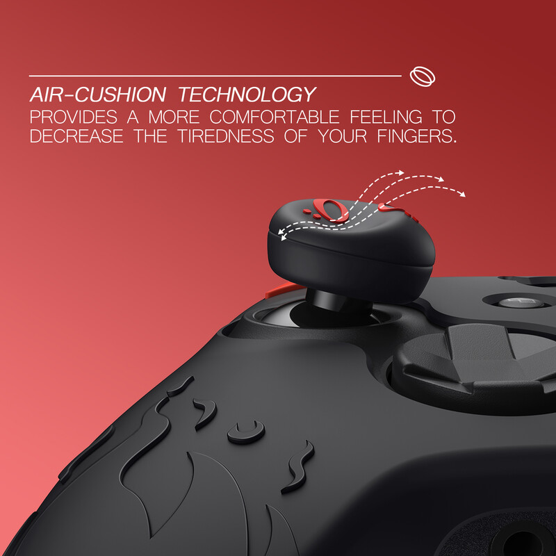 PlayVital Cute Demon silikonska maska za Xbox Series X/S kontroler (Xbox Core bežični kontroler) s poklopcima za palac