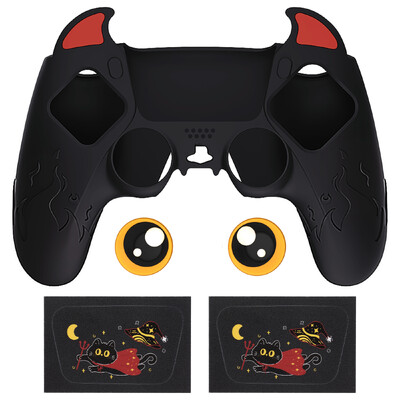 Силиконов калъф PlayVital Cute Demon Controller за ps5, Kawaii Controller Cover Gamepad Skin Protector за ps5 - 7 цвята
