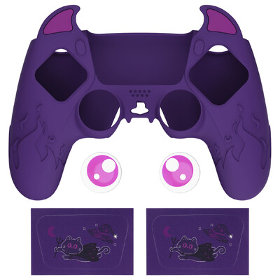 Силиконов калъф PlayVital Cute Demon Controller за ps5, Kawaii Controller Cover Gamepad Skin Protector за ps5 - 7 цвята