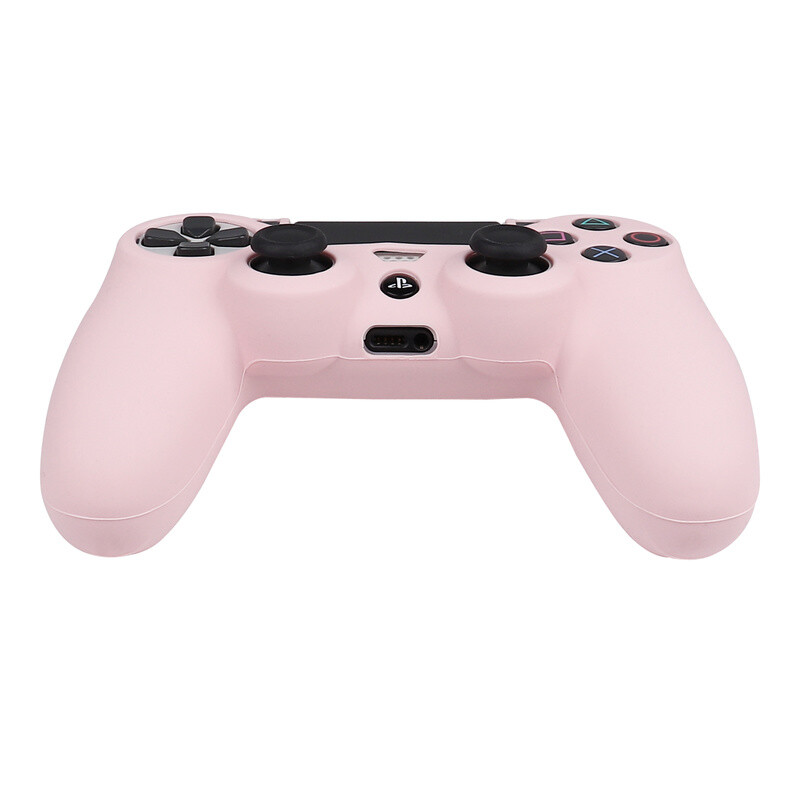 Husă de control din silicon moale pentru controler Playstation 4 Carcasă pentru gamepad PS4 cu capace de prindere pentru joystick