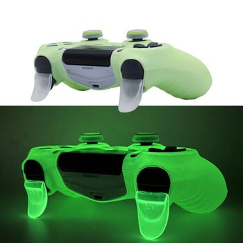 Glow in Dark Games Αξεσουάρ Gamepad Θήκη Joystick Case για PS4 Soft Silicon Case για PlayStation 4 Skin Case