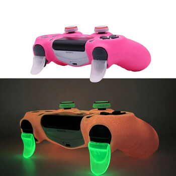 Glow in Dark Games Αξεσουάρ Gamepad Θήκη Joystick Case για PS4 Soft Silicon Case για PlayStation 4 Skin Case