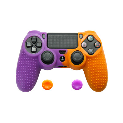Žaidimų pulto apsauginis dangtelis mišrių spalvų silikoninis dėklas, konsolės korpusas, korpusas, valdiklio rankenos, dangteliai, skirti Sony Playstation 4 PS4