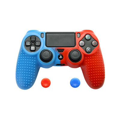 Žaidimų pulto apsauginis dangtelis mišrių spalvų silikoninis dėklas, konsolės korpusas, korpusas, valdiklio rankenos, dangteliai, skirti Sony Playstation 4 PS4