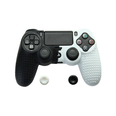 Žaidimų pulto apsauginis dangtelis mišrių spalvų silikoninis dėklas, konsolės korpusas, korpusas, valdiklio rankenos, dangteliai, skirti Sony Playstation 4 PS4