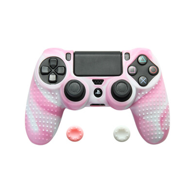 Žaidimų pulto apsauginis dangtelis mišrių spalvų silikoninis dėklas, konsolės korpusas, korpusas, valdiklio rankenos, dangteliai, skirti Sony Playstation 4 PS4