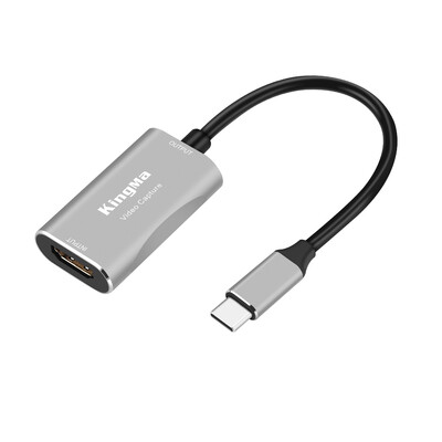 KingMa 1080P 4K HDMI USB 3.0 C tipo vaizdo įrašymo kortelė, skirta DVD kamerai, žaidimų įrašymui XBOX PS4 PS5 jungiklis „YouTube“ tiesioginis srautas