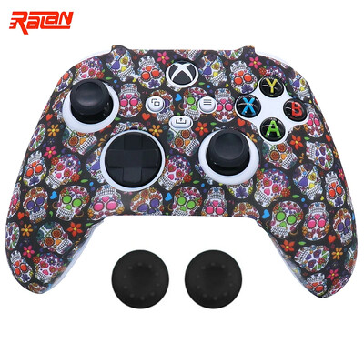 Nove silikonske meke zaštitne futrole za gamepad za Xbox Series S/X kontroler Ručka za igru Joystick Cover Shell s poklopcima za držanje štapa