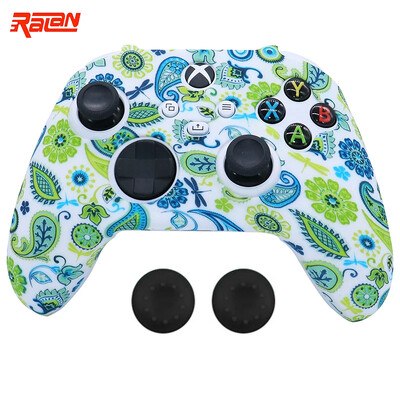 Nove silikonske meke zaštitne futrole za gamepad za Xbox Series S/X kontroler Ručka za igru Joystick Cover Shell s poklopcima za držanje štapa
